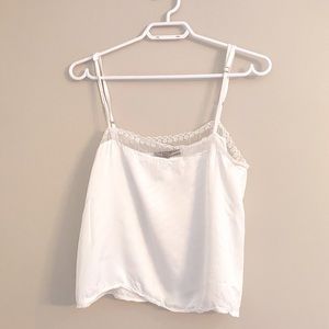 ⭐️ Satin White cami / tank top